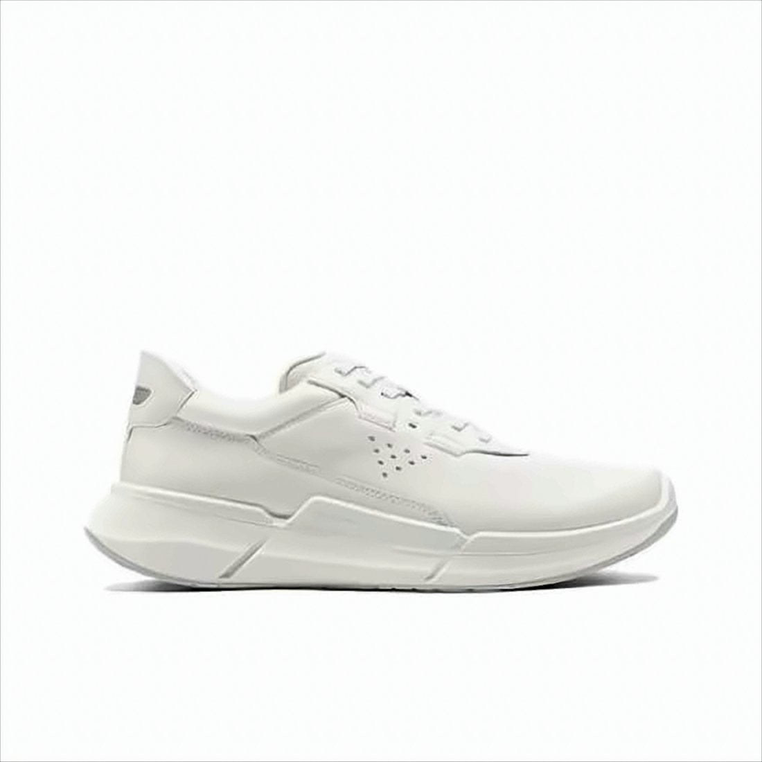 Ecco Minimalist White Leather Sneakers