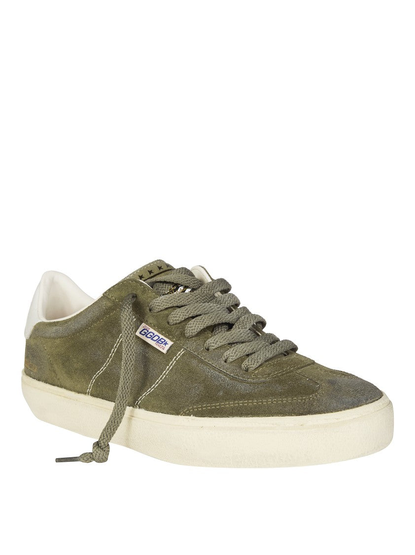 Golden Goose Soul-Star Suede Leather Heel Sneakers