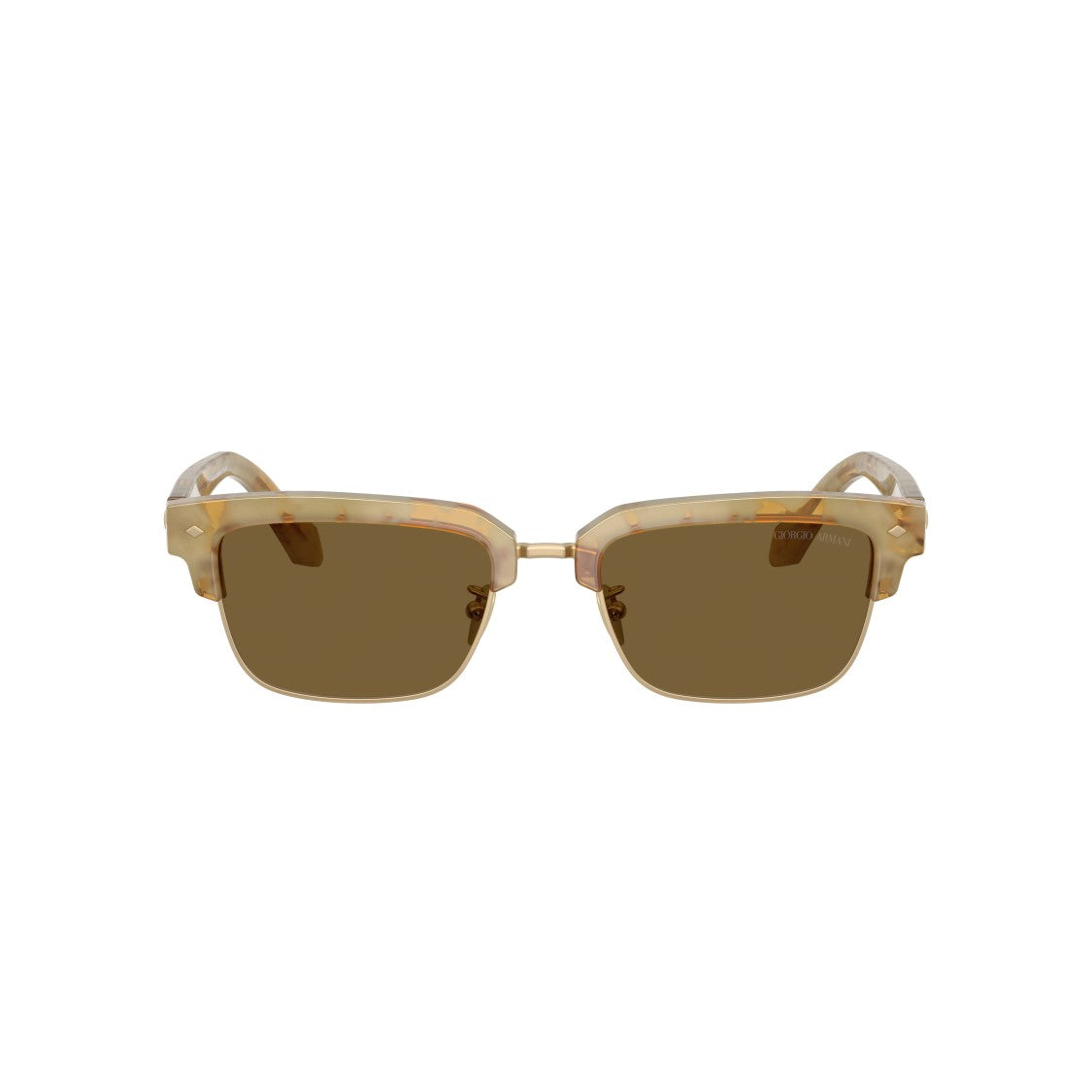 Giorgio Armani 0Ar8243 Translucent Beige Acetate Sunglasses With Tortoiseshell Accents