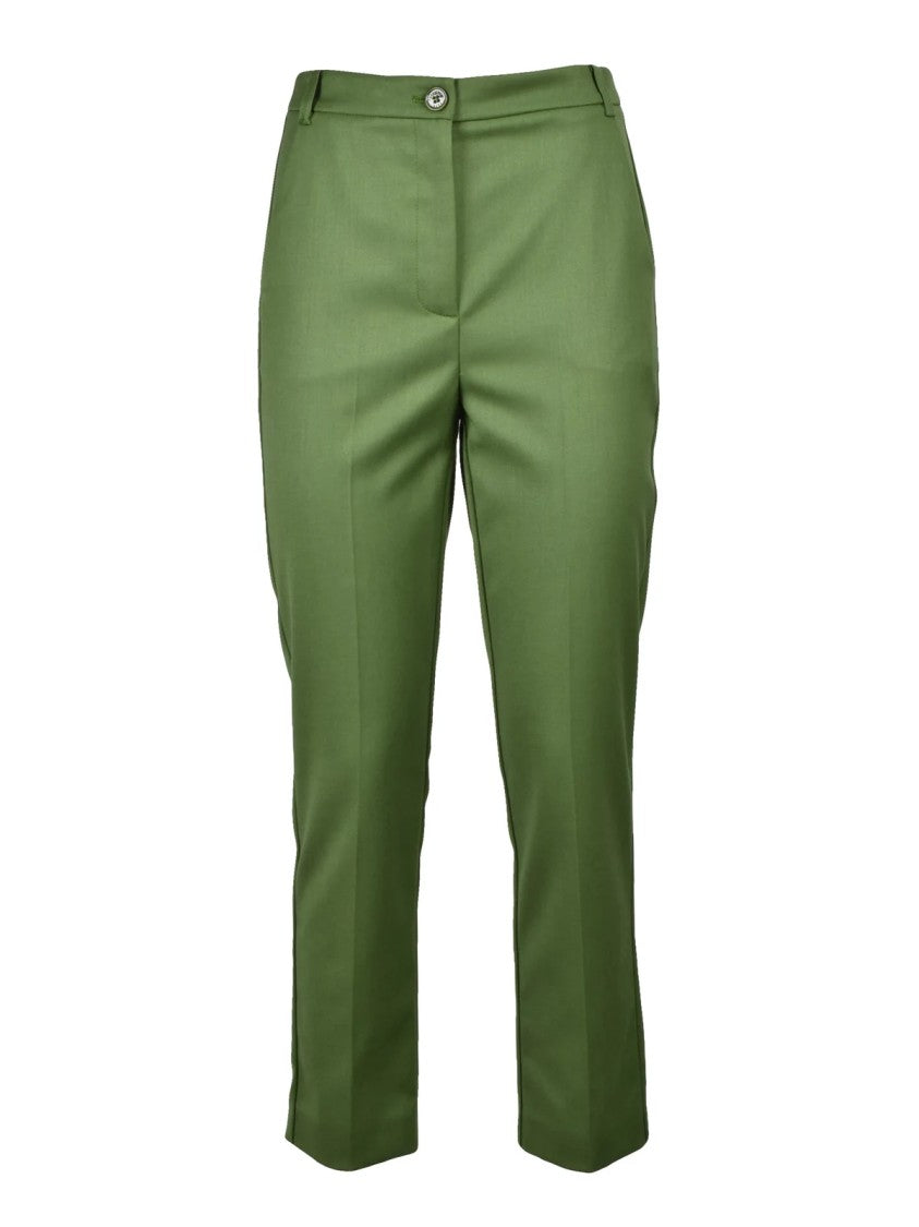 Patrizia Pepe Stretch Pants - Green