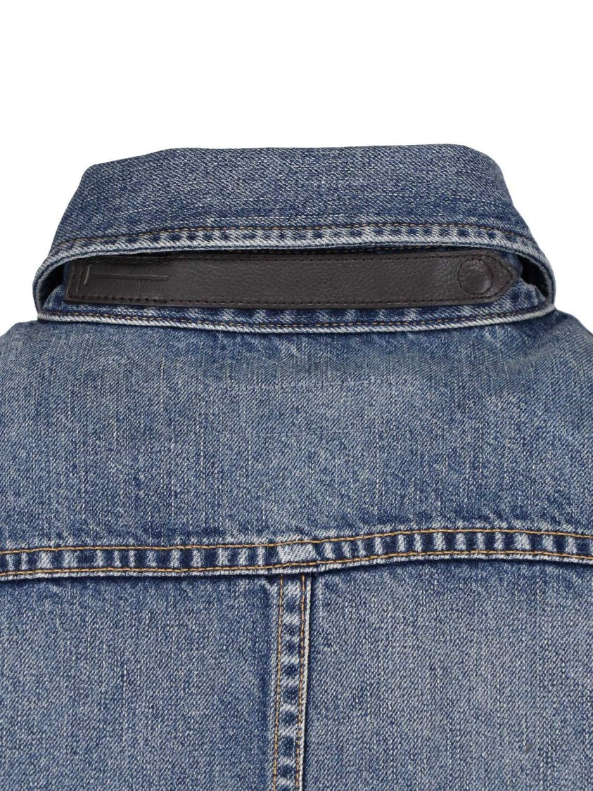 Tom Ford Blue Denim Button-Up Jacket
