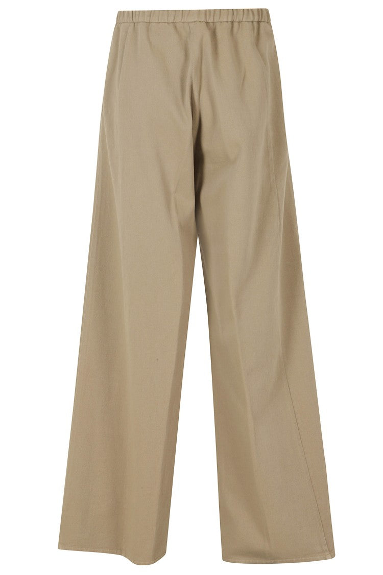 Forte Forte Cumin Fluid Wide-Leg Cotton Twill Pants