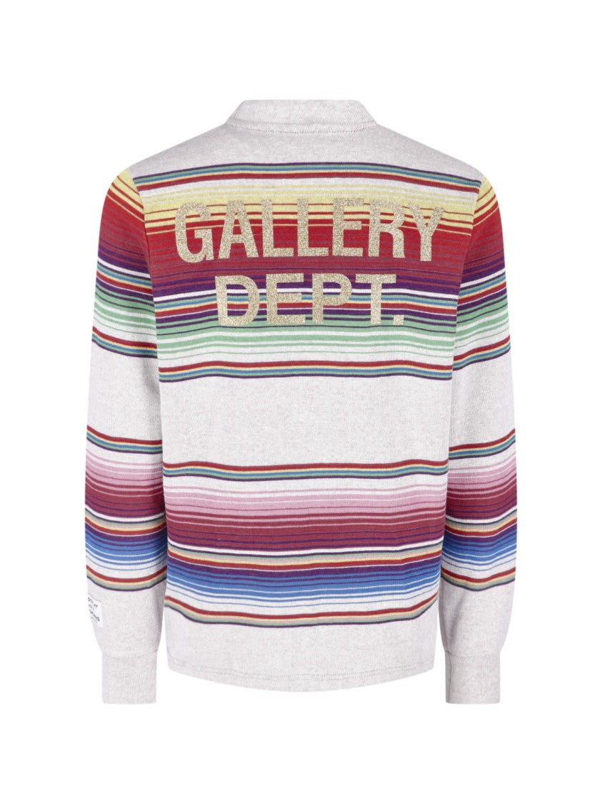 Gallery Dept. Multicolored Striped Knitwear With Crew Neckline