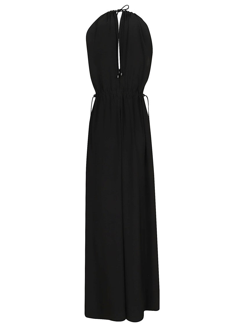 Max Mara Envers Satin Wide Leg Jumpsuit