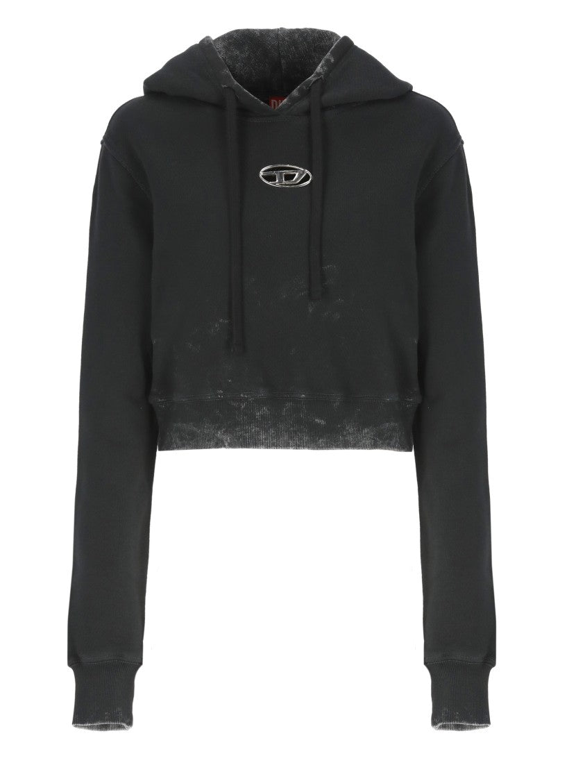 Diesel Black F-Slimmy-Hood-P5 Hoodie