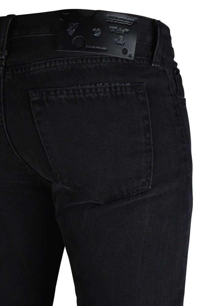 Off-White Slim Fit Black Denim Jeans