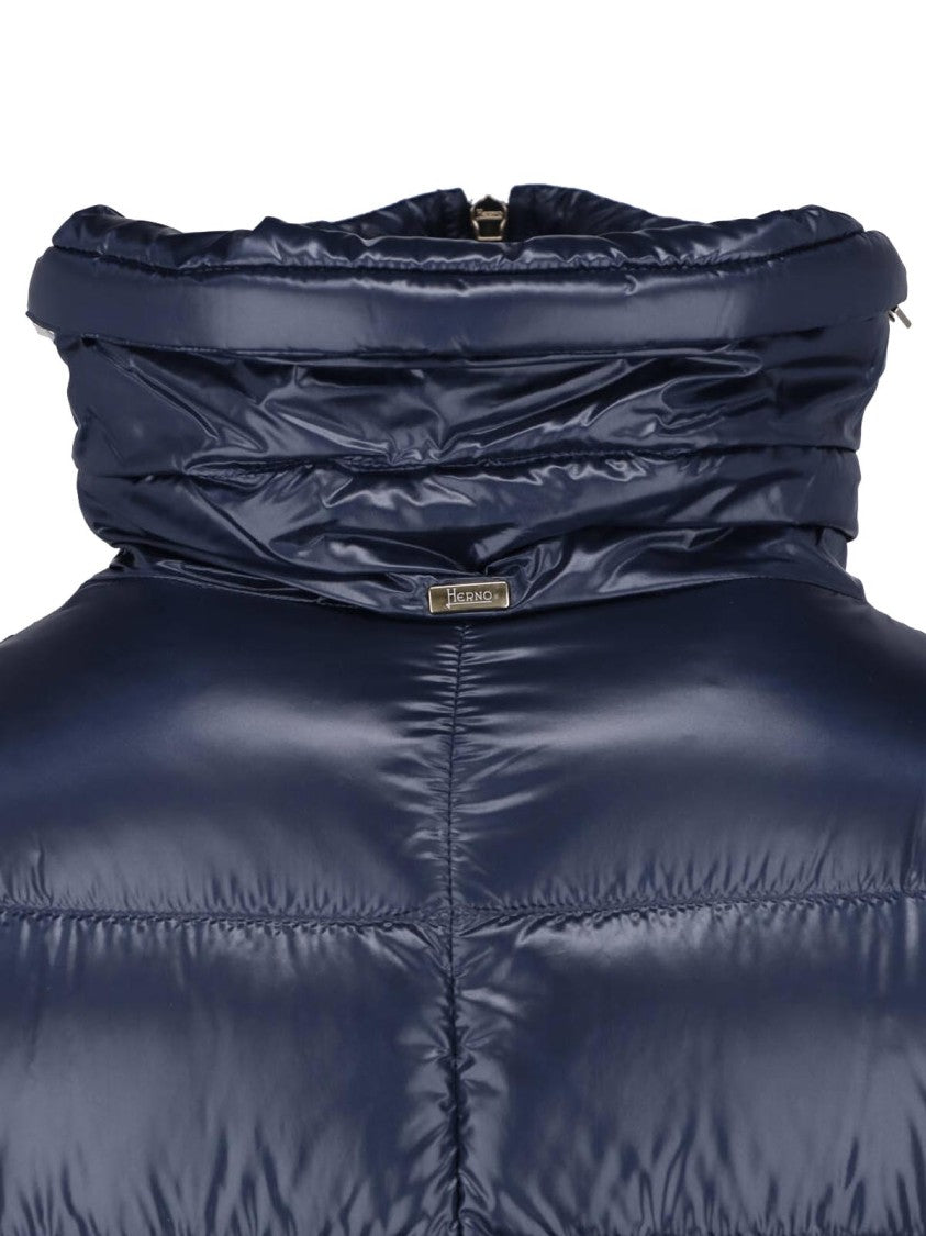 Herno Blue Cleofe Waterproof Down Jacket