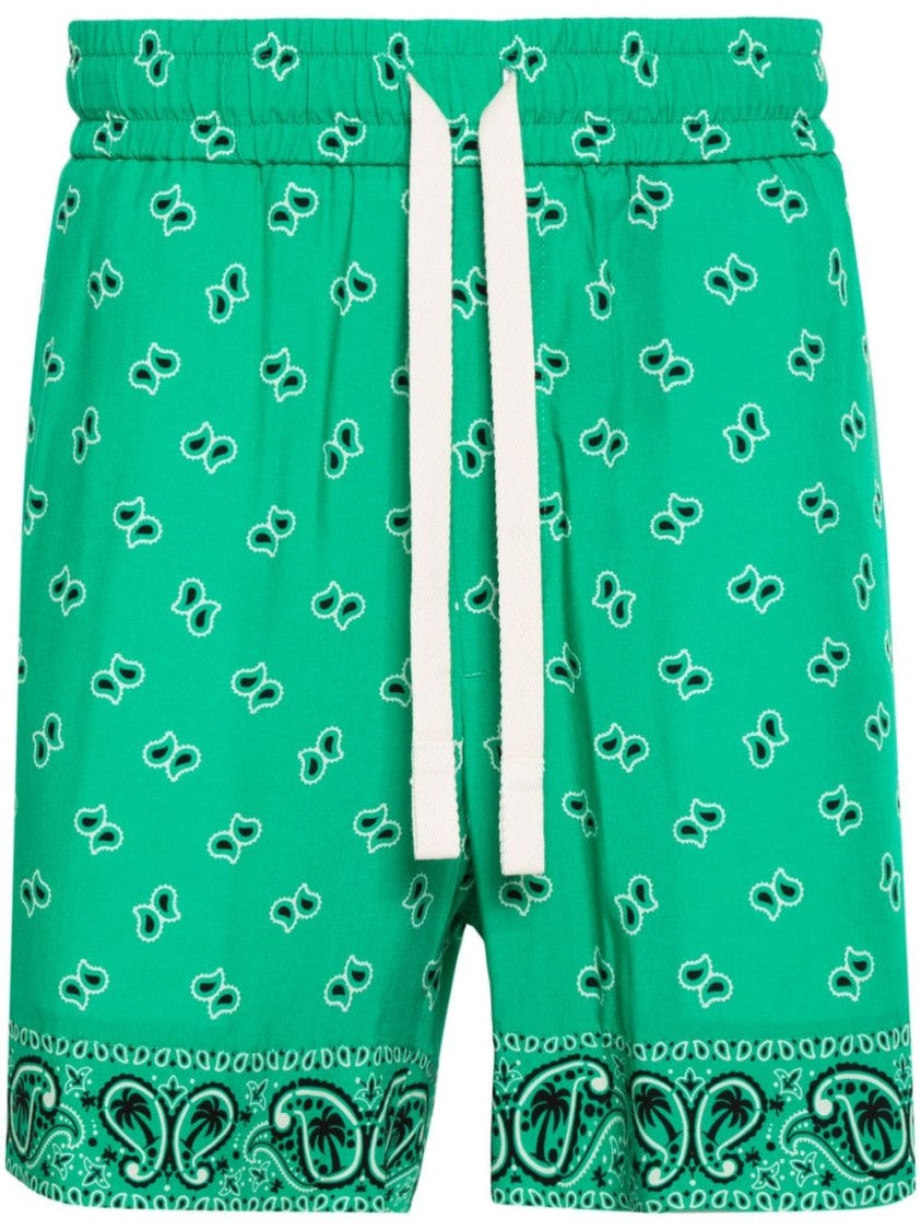 Palm Angels Bermuda Shorts With Logo