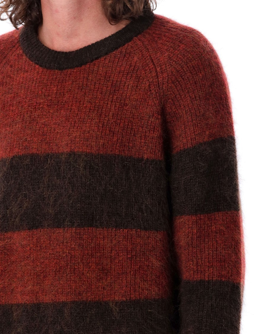 Ymc Stripes Mohair Sweater