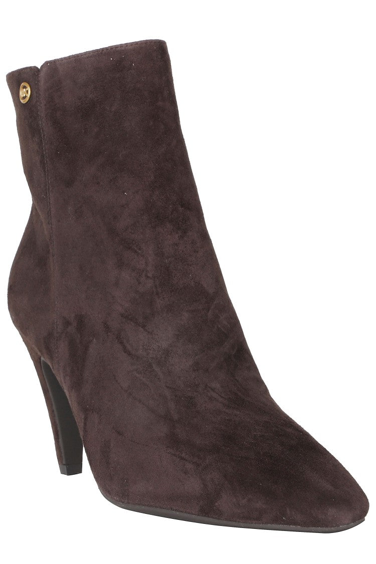 Michael Michael Kors Daniela Chocolate Pointed Toe Suede Ankle Boots