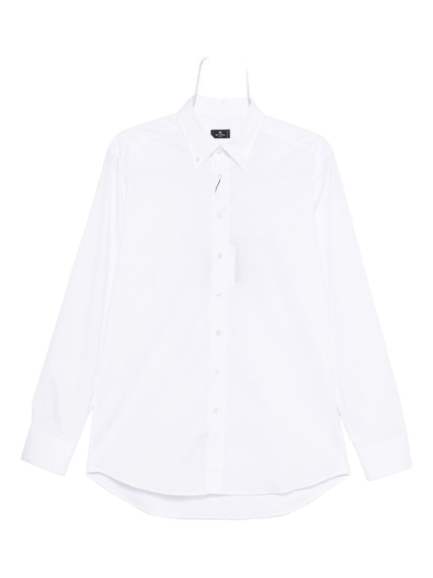 Etro White Button-Down Shirt With Tailored Fit