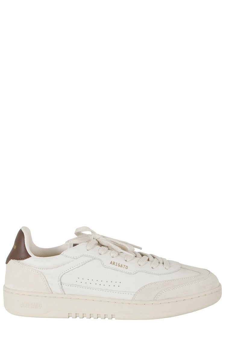Axel Arigato Dice T Toe Cream Brown Leather Suede Sneakers