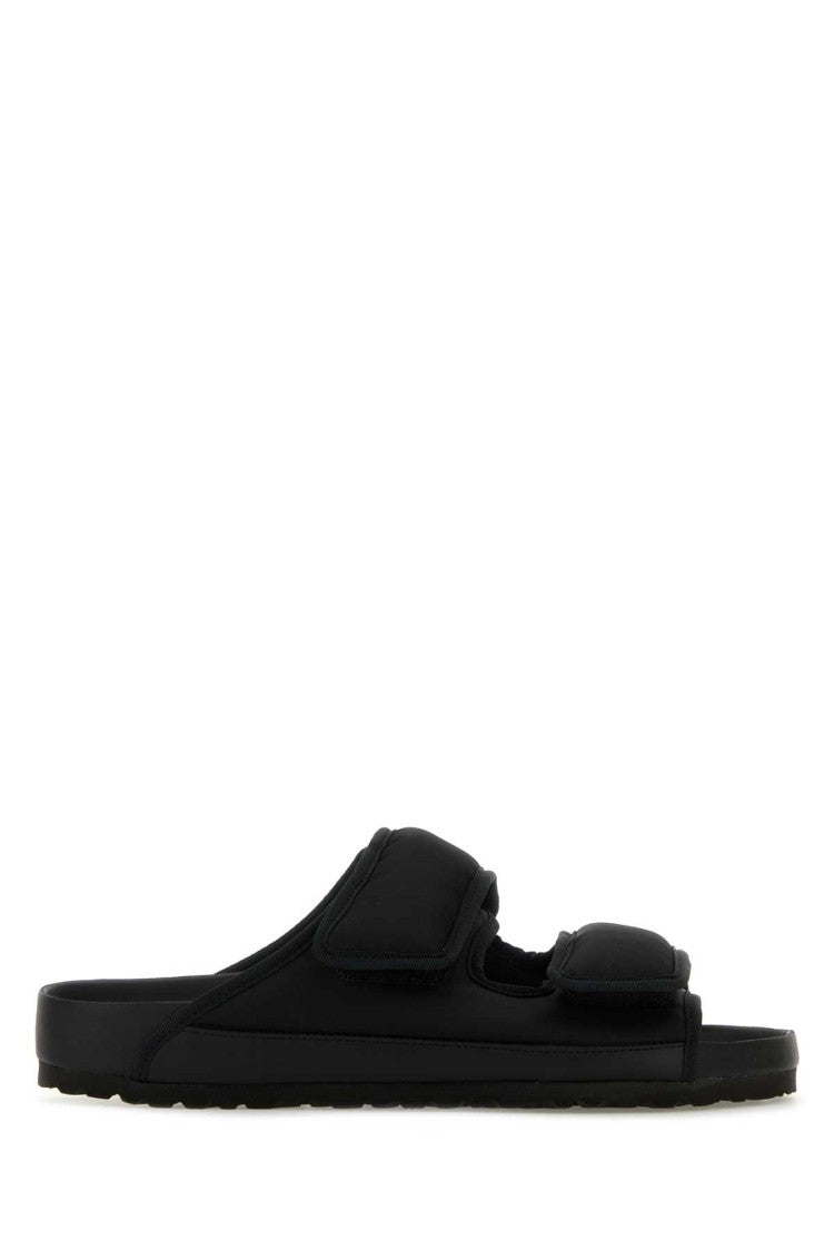 Birkenstock Black Fabric Cosny Slippers