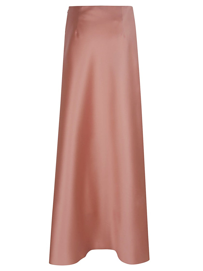 Alberta Ferretti Mikado Long Skirt