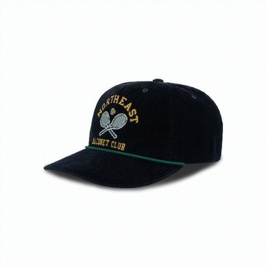 Polo Ralph Lauren Corduroy Baseball Cap With Embroidered Branding And Adjustable Closure