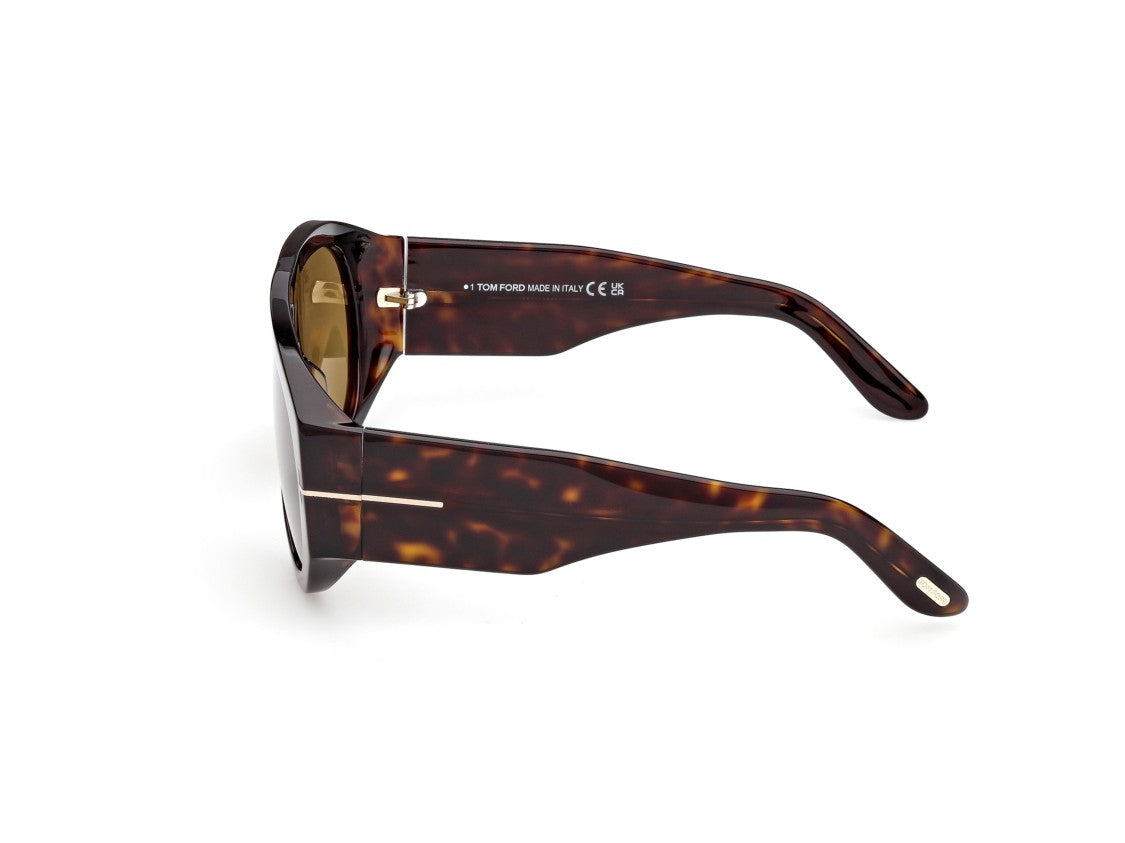 Tom Ford Black Ft1044 Acetate Aviator Sunglasses