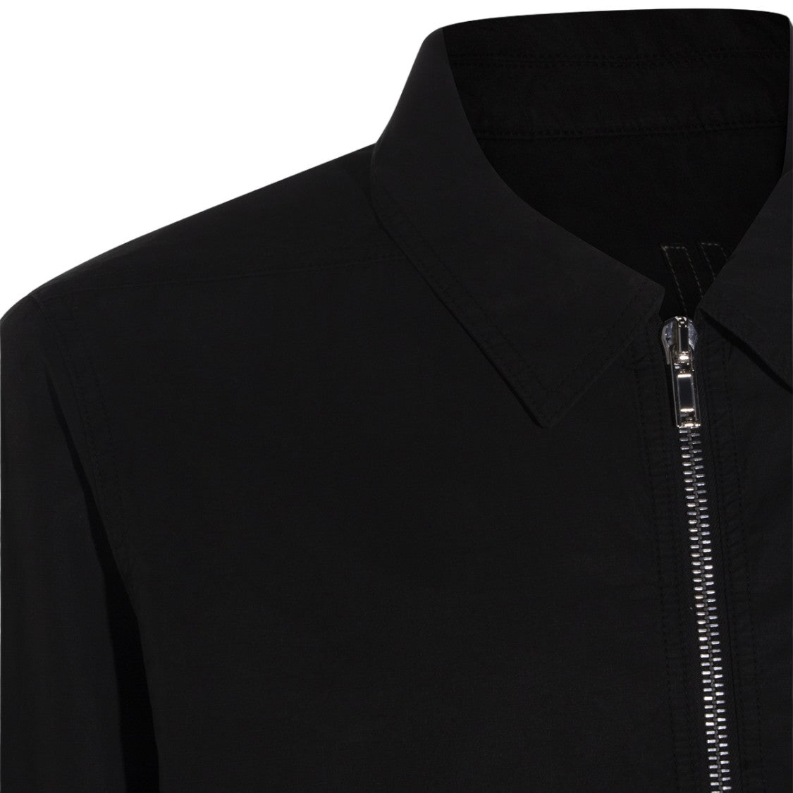 Drkshdw By Rick Owens Black Jacket With Front Zipper