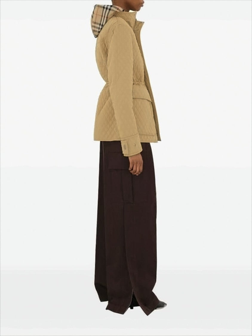 Burberry Quilted Jacket With Diamond Pattern