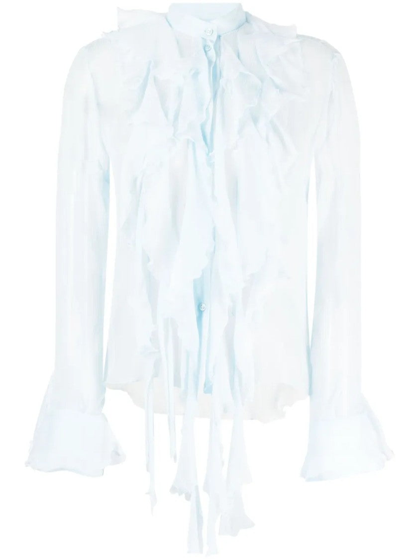Ermanno Scervino Tailored Classic Shirt With Structured Collar And Button-Down Front