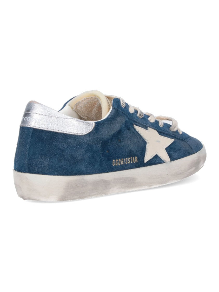Golden Goose "Super-Star" Sneakers – Blue