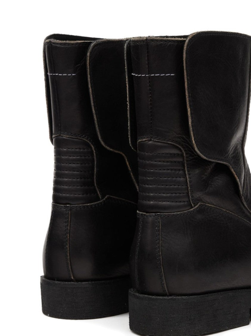 Mm6 By Maison Margiela Leather Ankle Boot