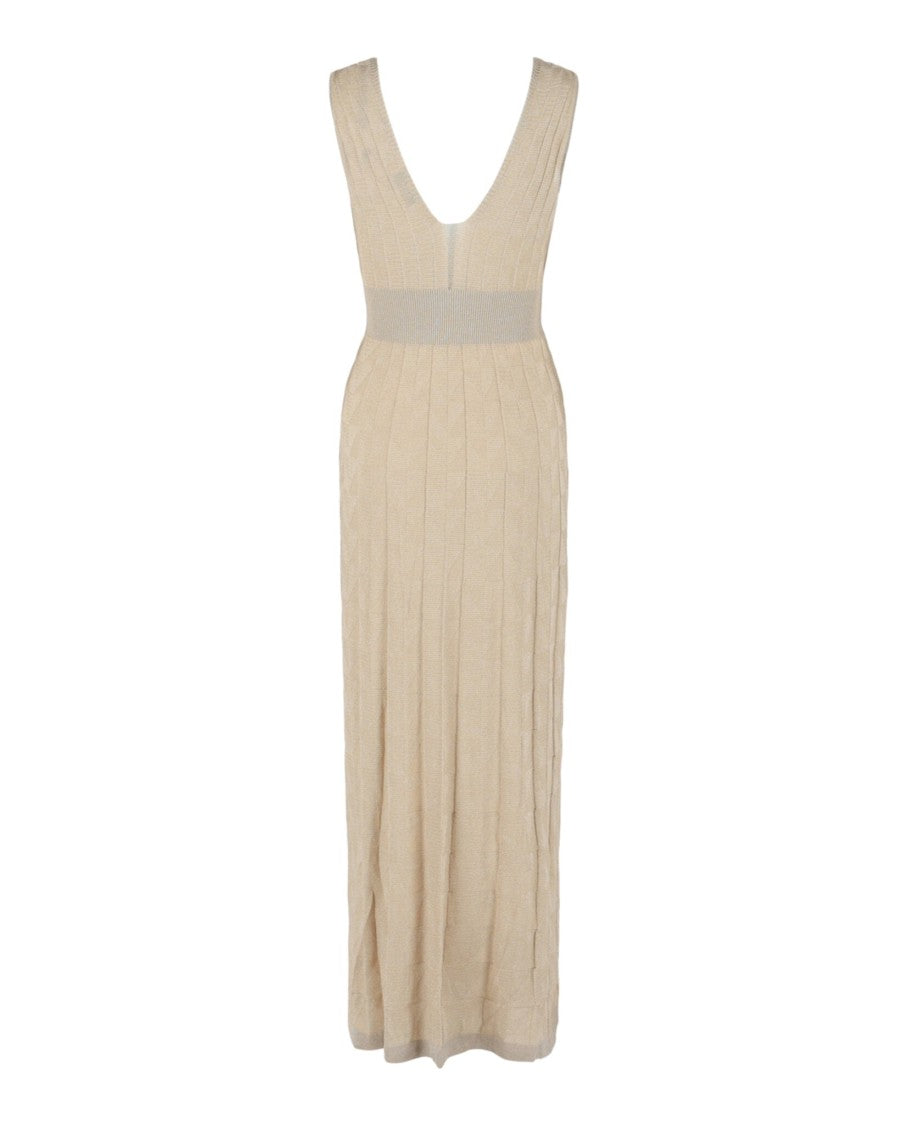 M Missoni Metallic Geo Print Maxi Dress