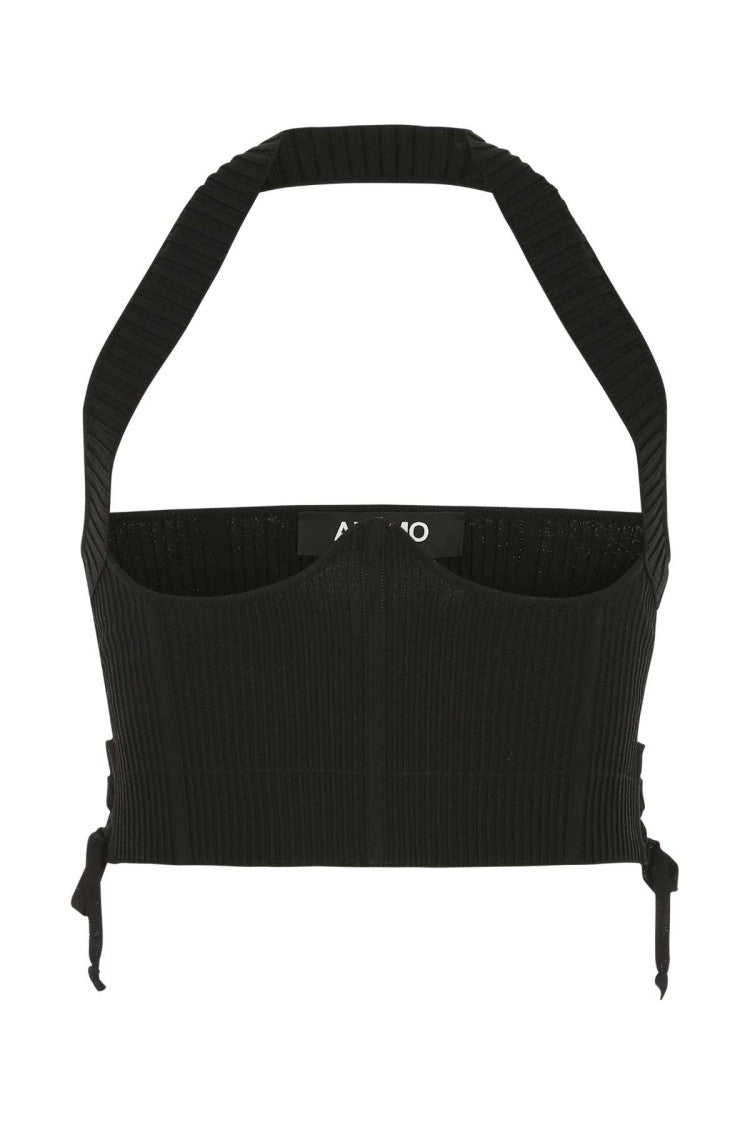 Andreâdamo Black Stretch Viscose Blend Bodice