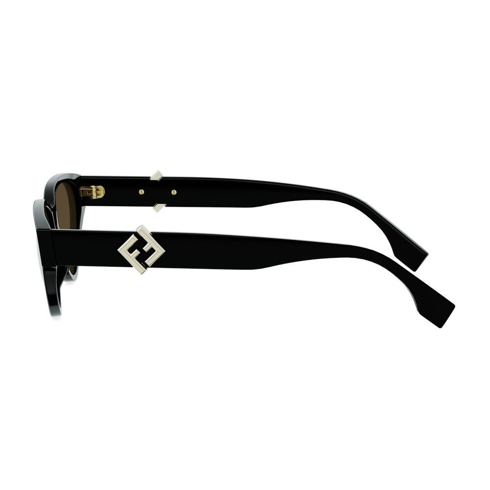 Fendi Ff Diamonds Triangular Cat-Eye Sunglasses