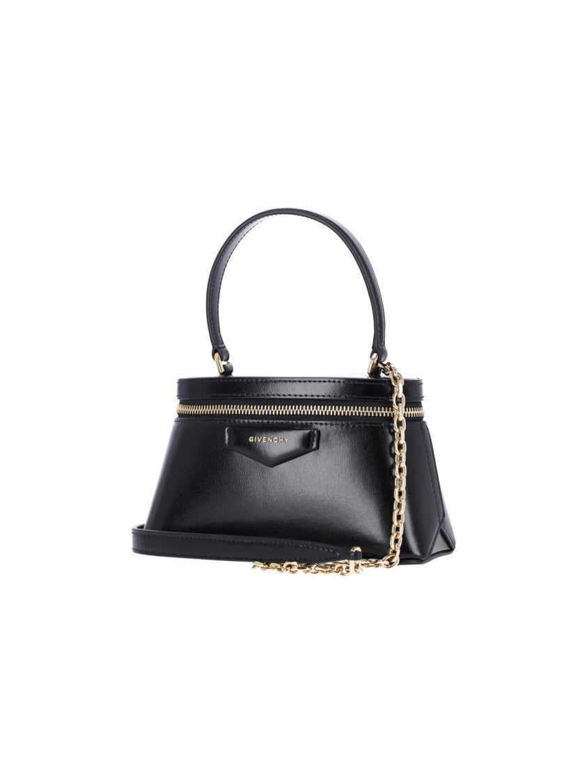Givenchy Black Antigona Mini Calfskin Shoulder Bag