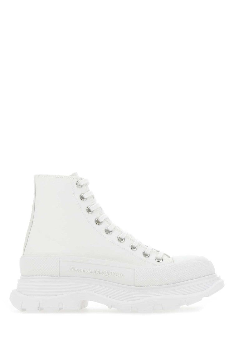 Alexander Mcqueen White Canvas Canvas Sack Sneakers