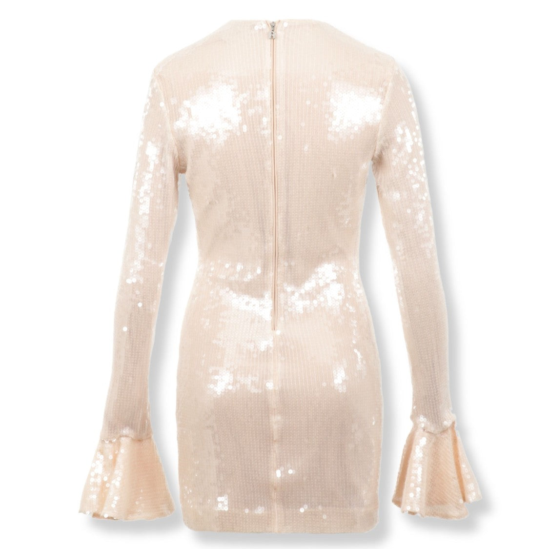 Rotate Sequined Mini Dress With Flared Cuffs