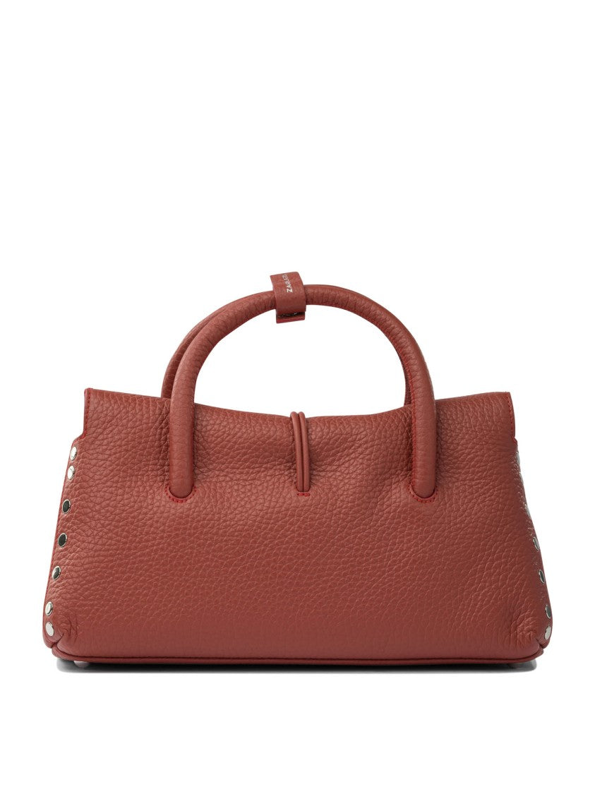Zanellato Compact Structured Grained Leather Handbag