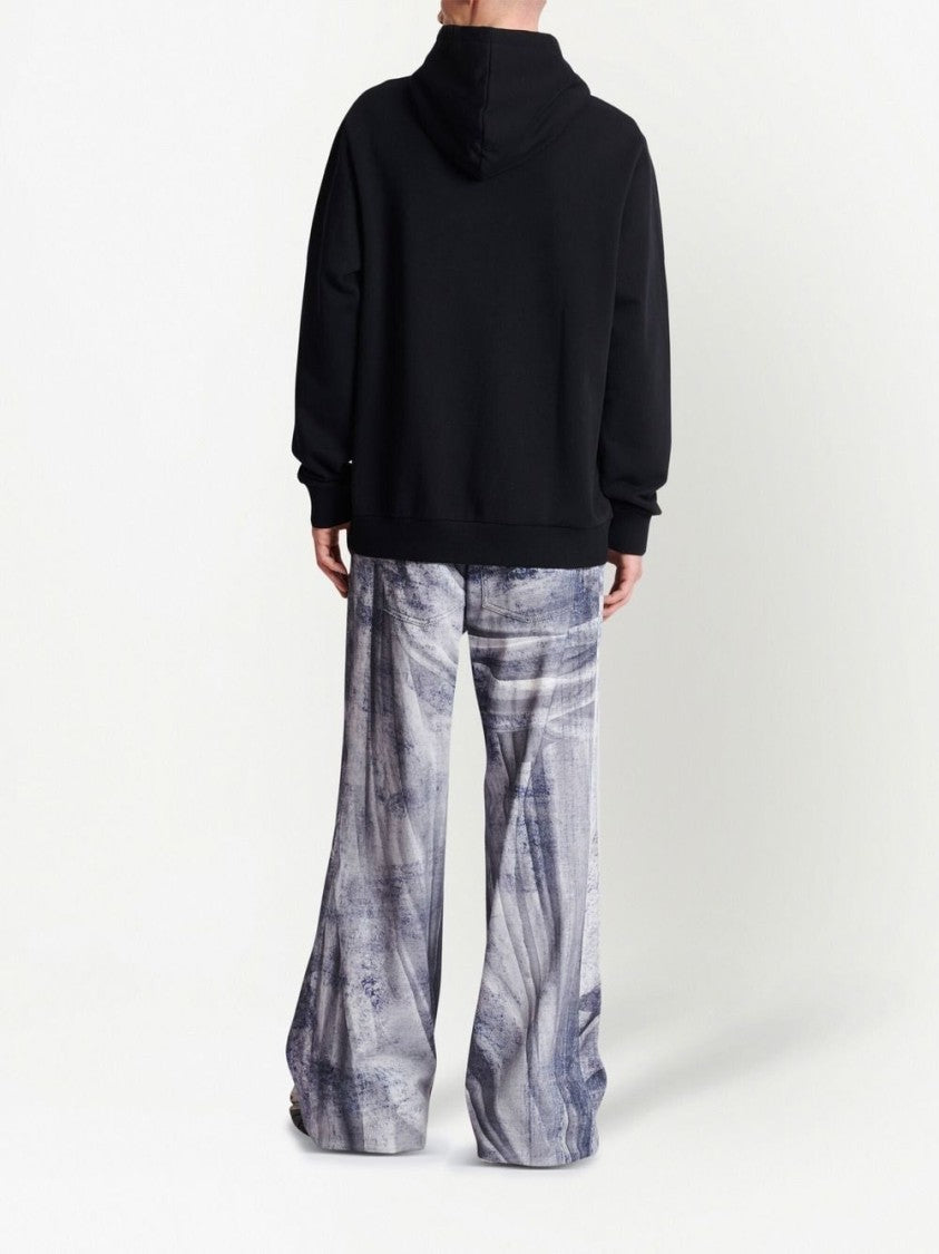 Balmain Graphic-Print Hoodie