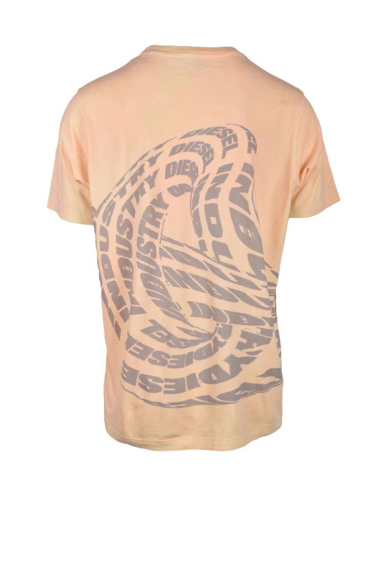 Diesel Pink Cotton T-Shirt