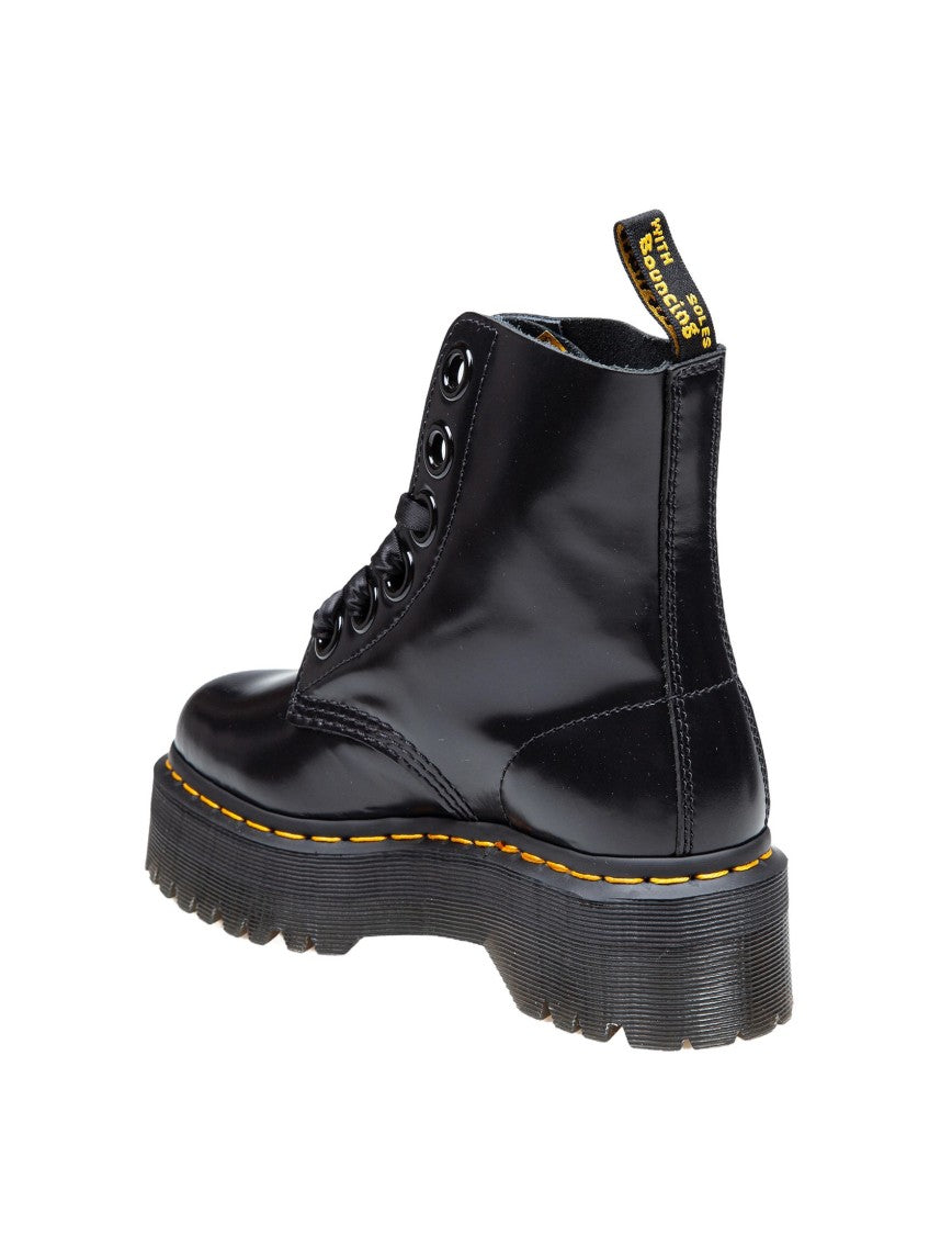 Dr. Martens Molly Anfibio In Leather Color Black