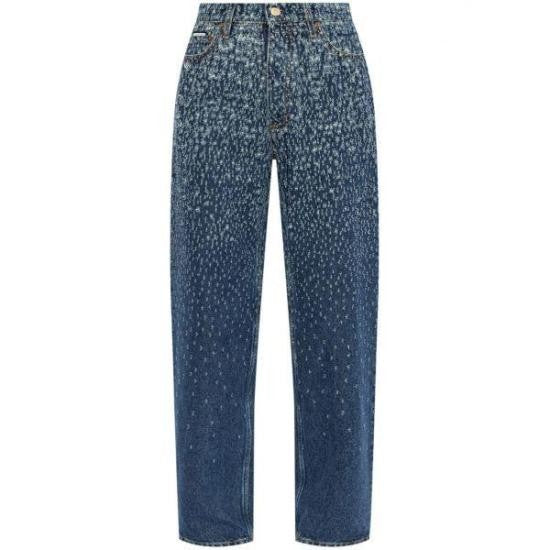 Eytys Gradient Textured Denim Pants With Relaxed Fit
