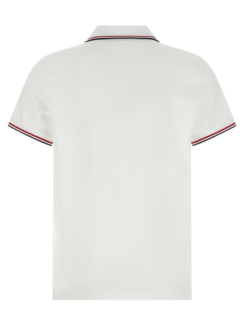 Moncler Piqué Cotton Polo Shirt