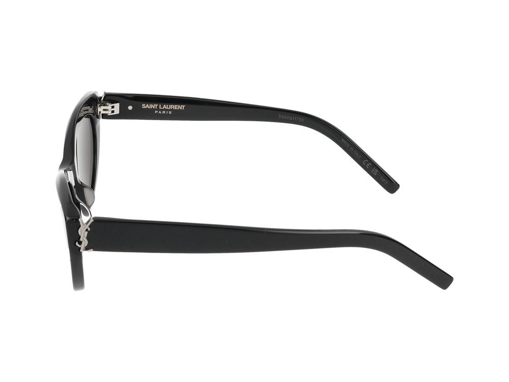 Saint Laurent Black Cat-Eye Acetate Sunglasses