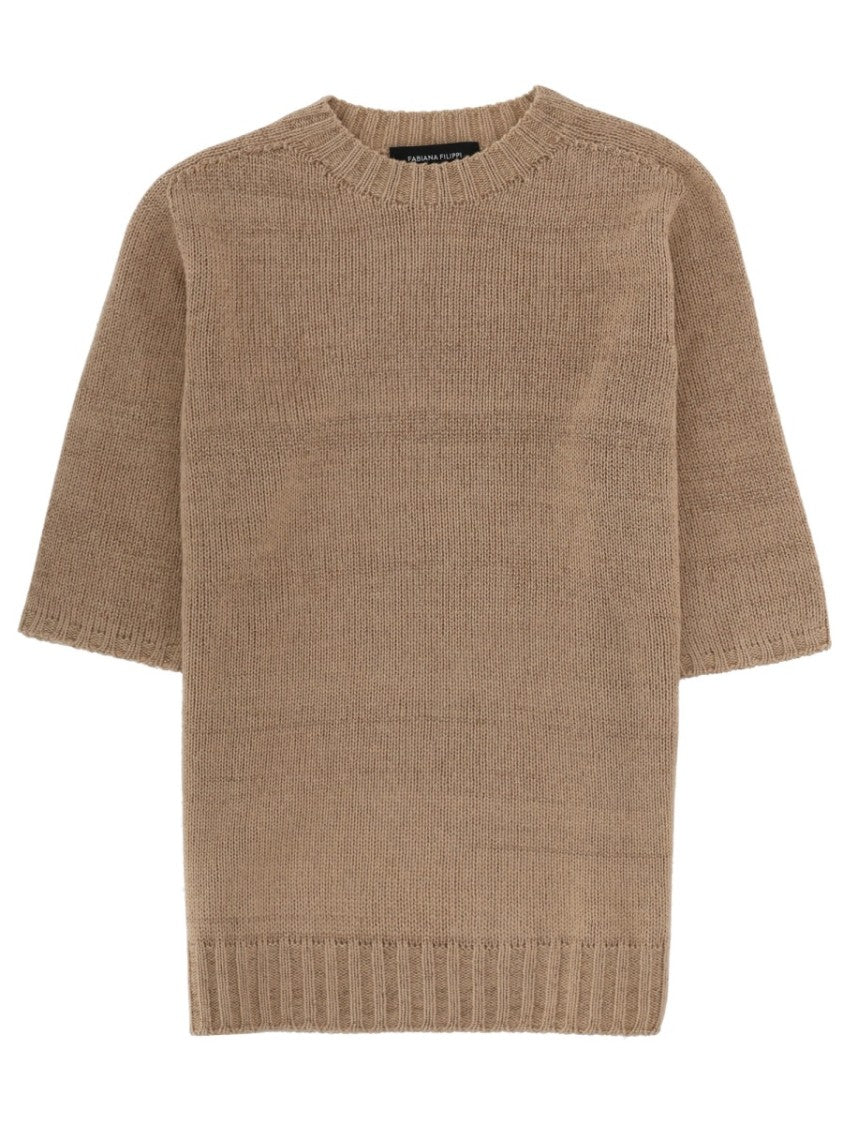 Fabiana Filippi Vibrant Blend Ribbed Knit Top