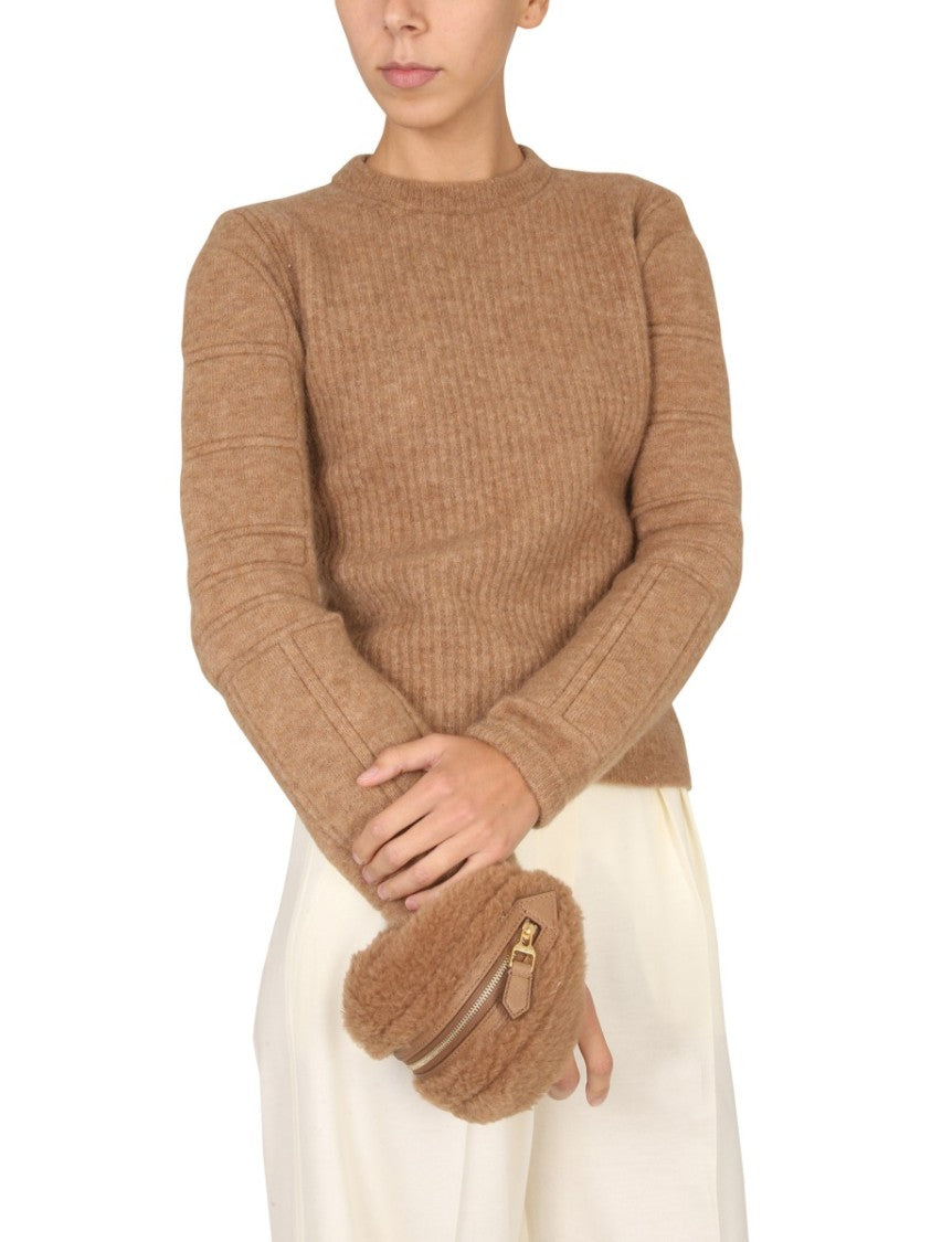 Max Mara Stretch Mohair Yarn Knit Sweater