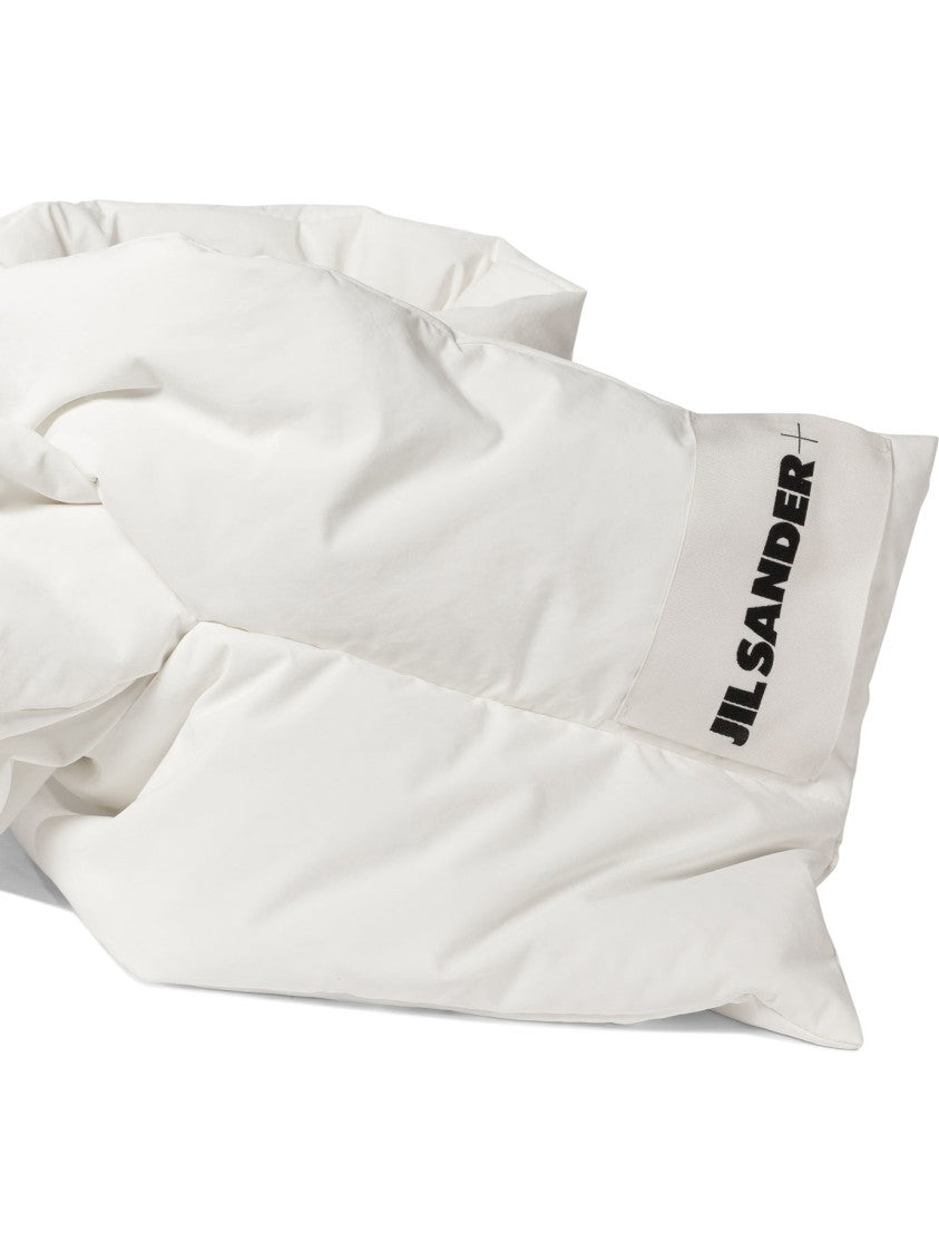 Jil Sander Padded Scarf With Design And Quilted Texture