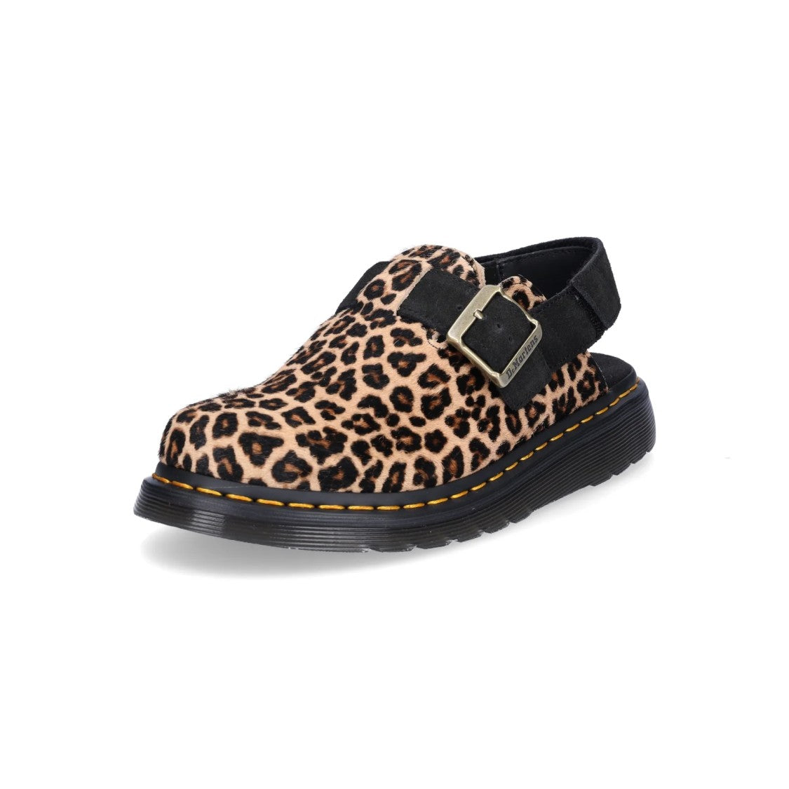 Dr. Martens Leopard Print Sandal With Adjustable Straps