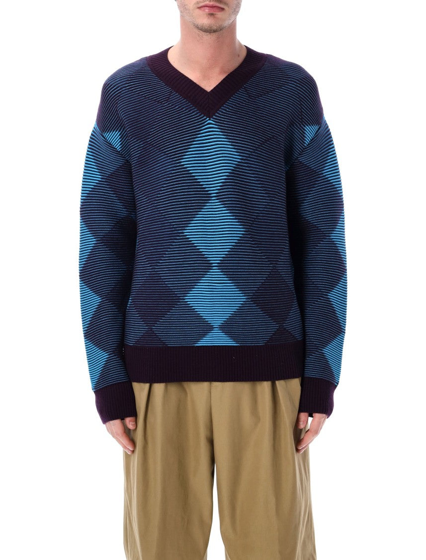 Dries Van Noten Argyle Sweater