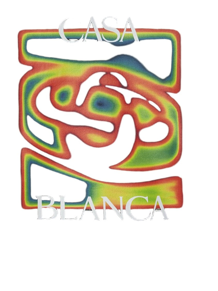 Casablanca Round Neck Cotton T-Shirt