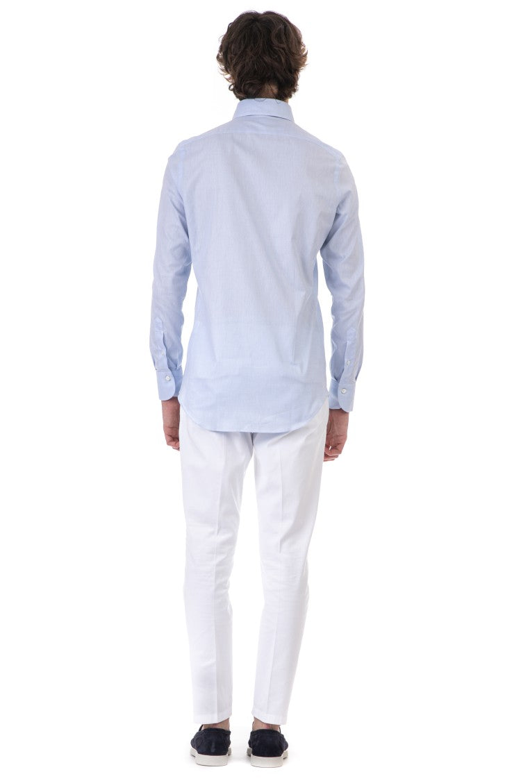Finamore Ustica Collar Cotton Tailored Shirt