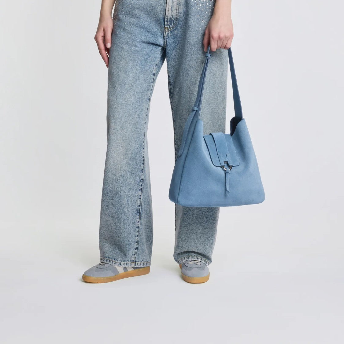 Hogan Cool Lace-Up Sneakers In Calfskin And Sheepskin