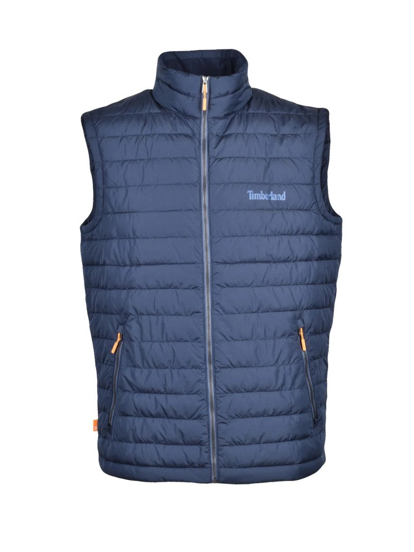 Timberland Blue Centogrammi Padded Polyester Vest