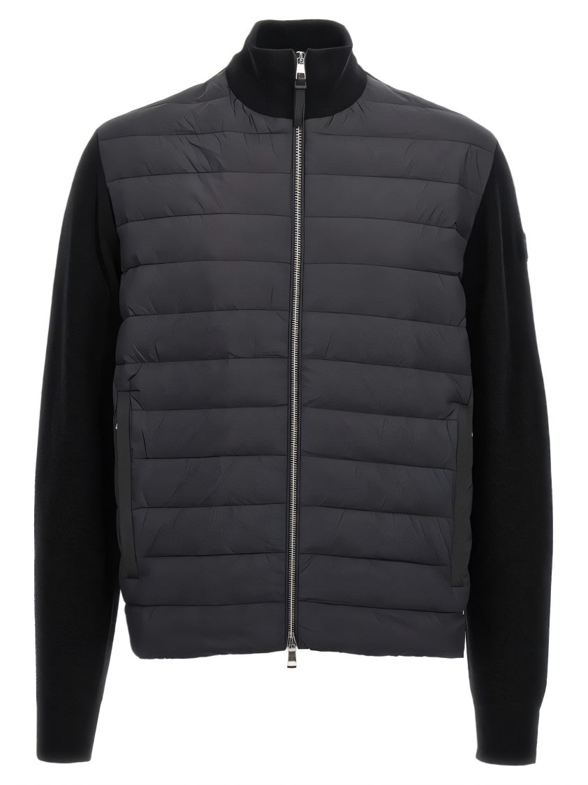 Moncler Quilted Jacket With High Collar