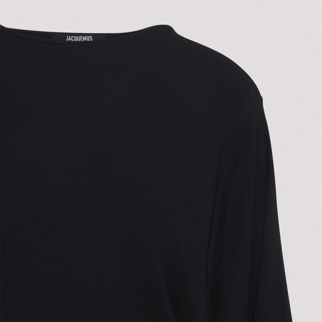 Jacquemus The Mistral Black Viscose Mini Dress