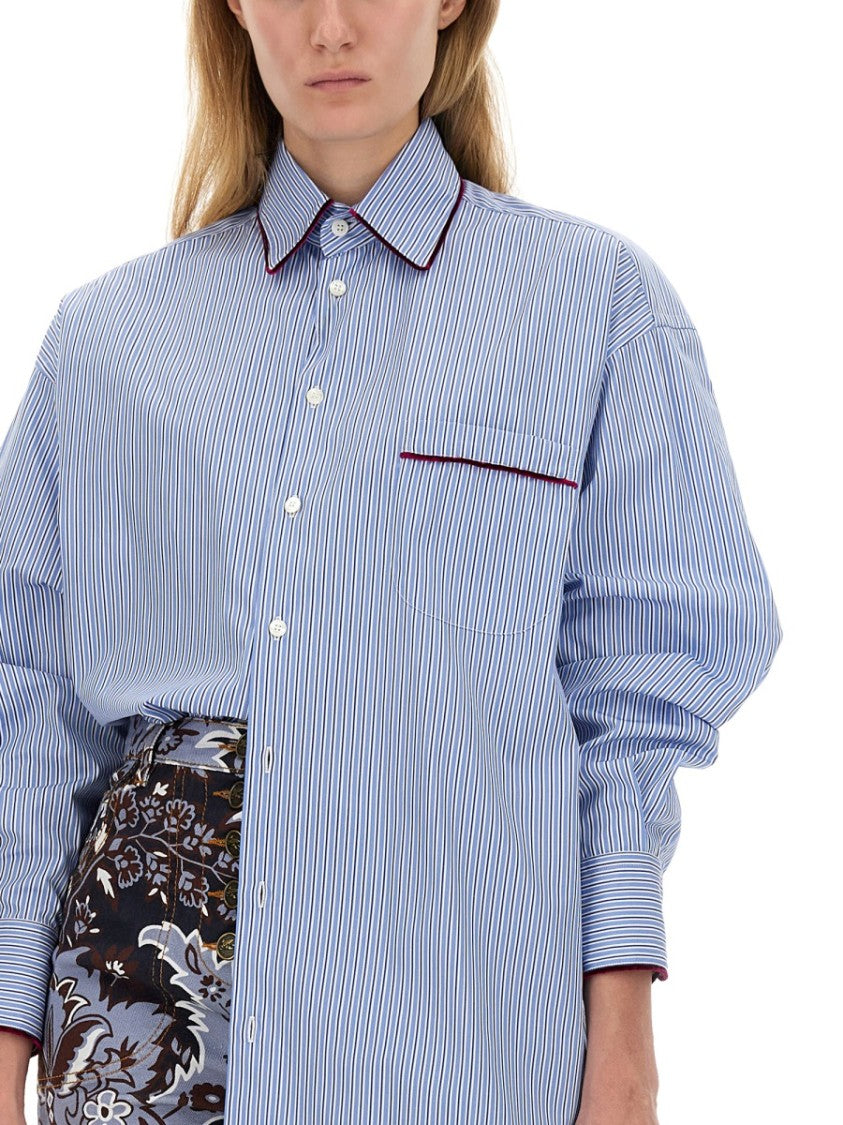 Etro Classic Striped Cotton Shirt